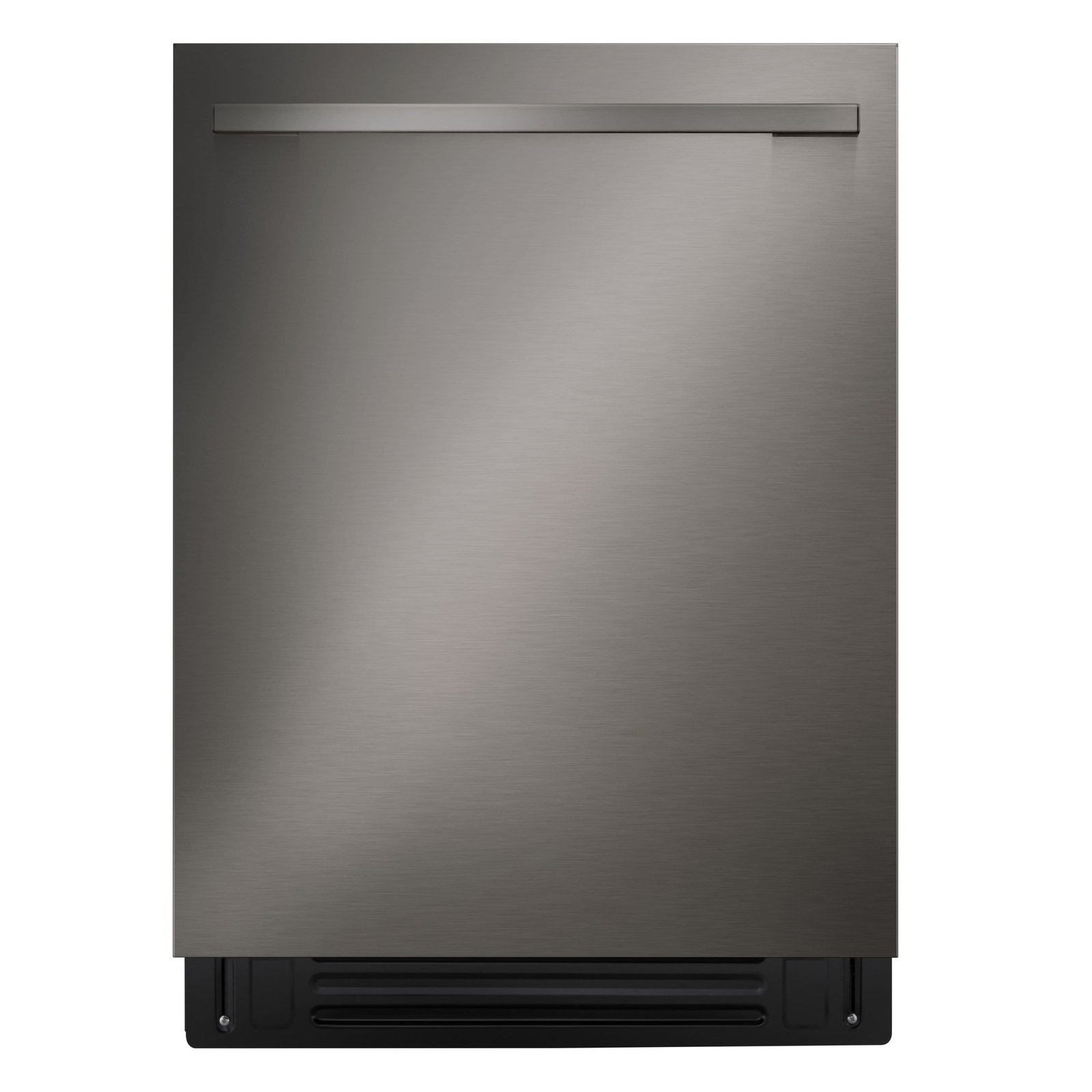LG - FlushFit 24-inTop Control Smart Built-In Stainless Steel Tub Dishwasher with 3rd Rack, 1-Hour Wash and Dry, 46dBA - Black Stainless Steel