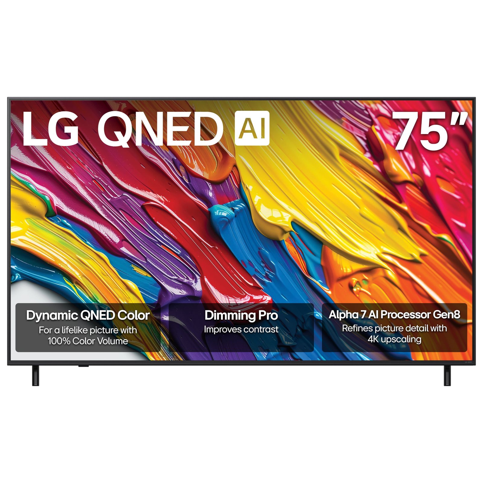 LG - 75" Class 82A Series QNED AI 4K UHD Smart webOS TV (2025) - Image 2