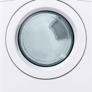 LG - 7.4 Cu. Ft. Stackable Electric Dryer with FlowSense - White