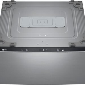 LG - SideKick 1.0 Cu. Ft. High-Efficiency Smart Pedestal Washer - Graphite Steel