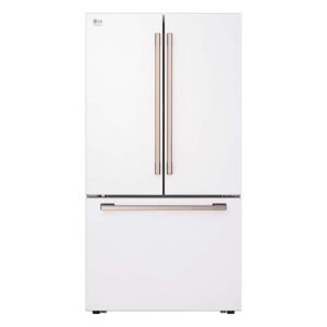 LG - STUDIO 36-in Wide Counter-Depth MAX 26.5 Cu. Ft. French Door Smart Refrigerator with Internal Water Dispenser - Essence White