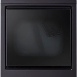 LG - 7.3 Cu. Ft. Smart Gas Dryer with Steam and EasyLoad Door - Matte Black
