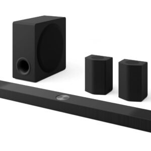 LG - 9.1.5-Channel S95TR Home Theater Soundbar with Wireless Subwoofer and Rear Speakers, Dolby Atmos, WOW Orchestra - Black