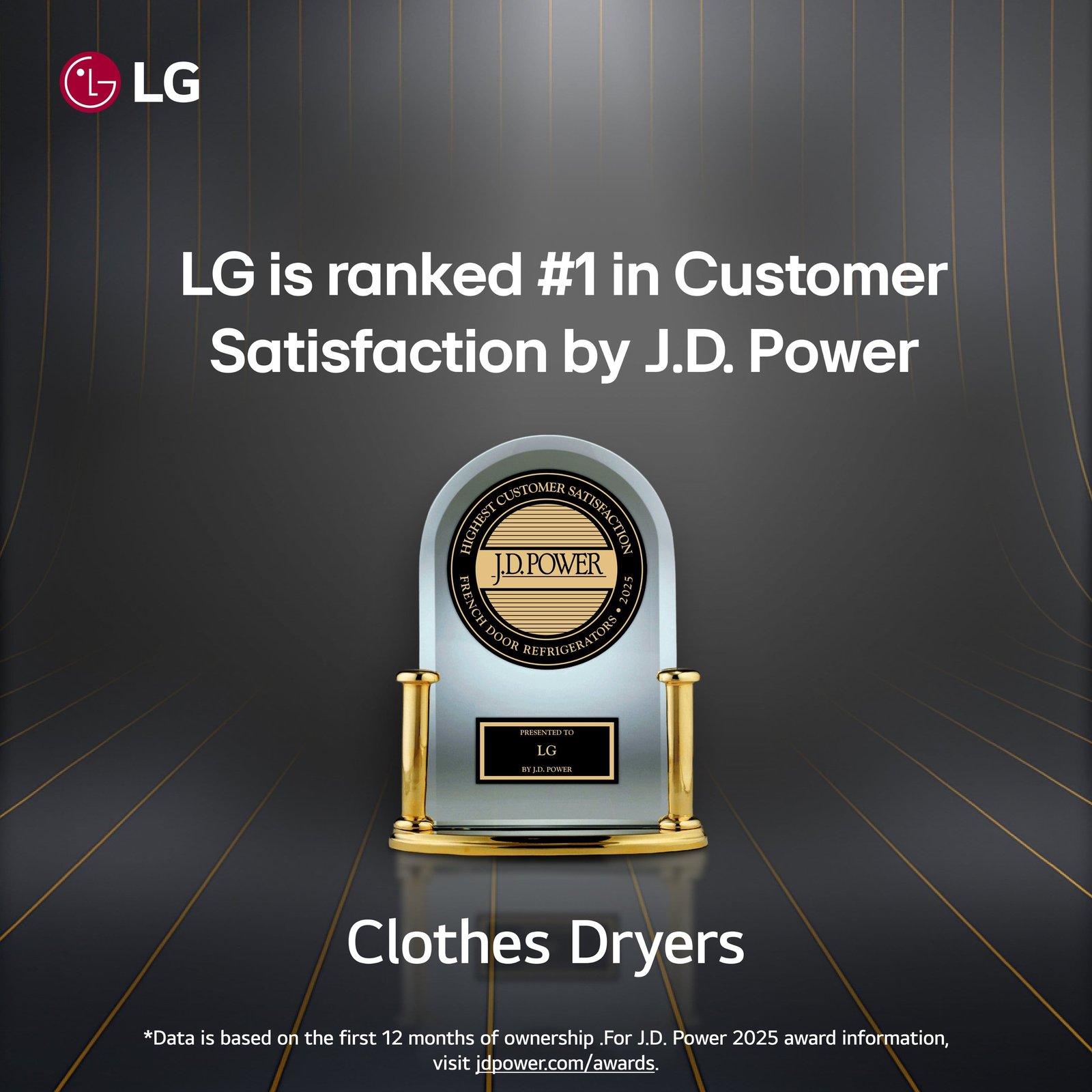 LG - 7.4 Cu. Ft. Stackable Smart Gas Dryer with Steam and Built-In Intelligence - Black Steel - Image 4