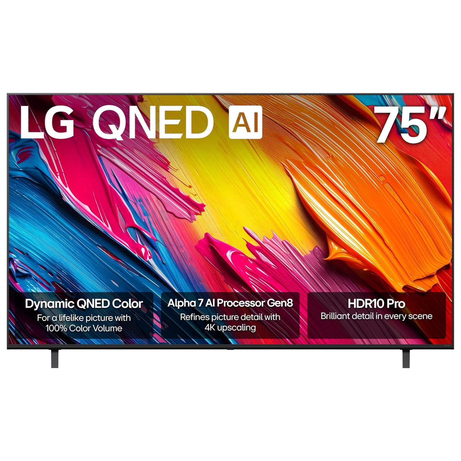 LG - 75" Class 70A Series QNED AI 4K UHD Smart webOS TV - Image 2