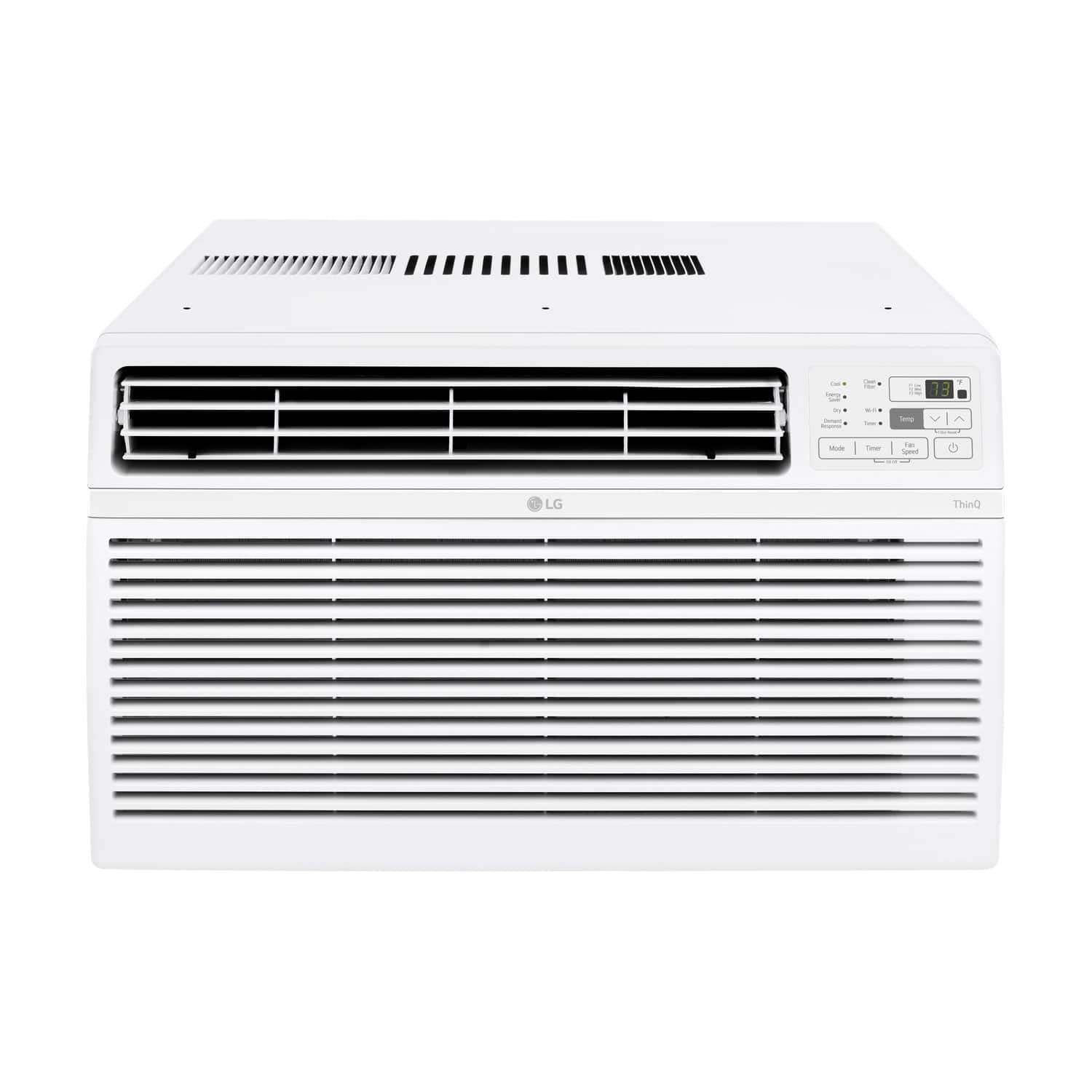 LG - 700 Sq. Ft. 14,000 BTU Smart Window Air Conditioner - White