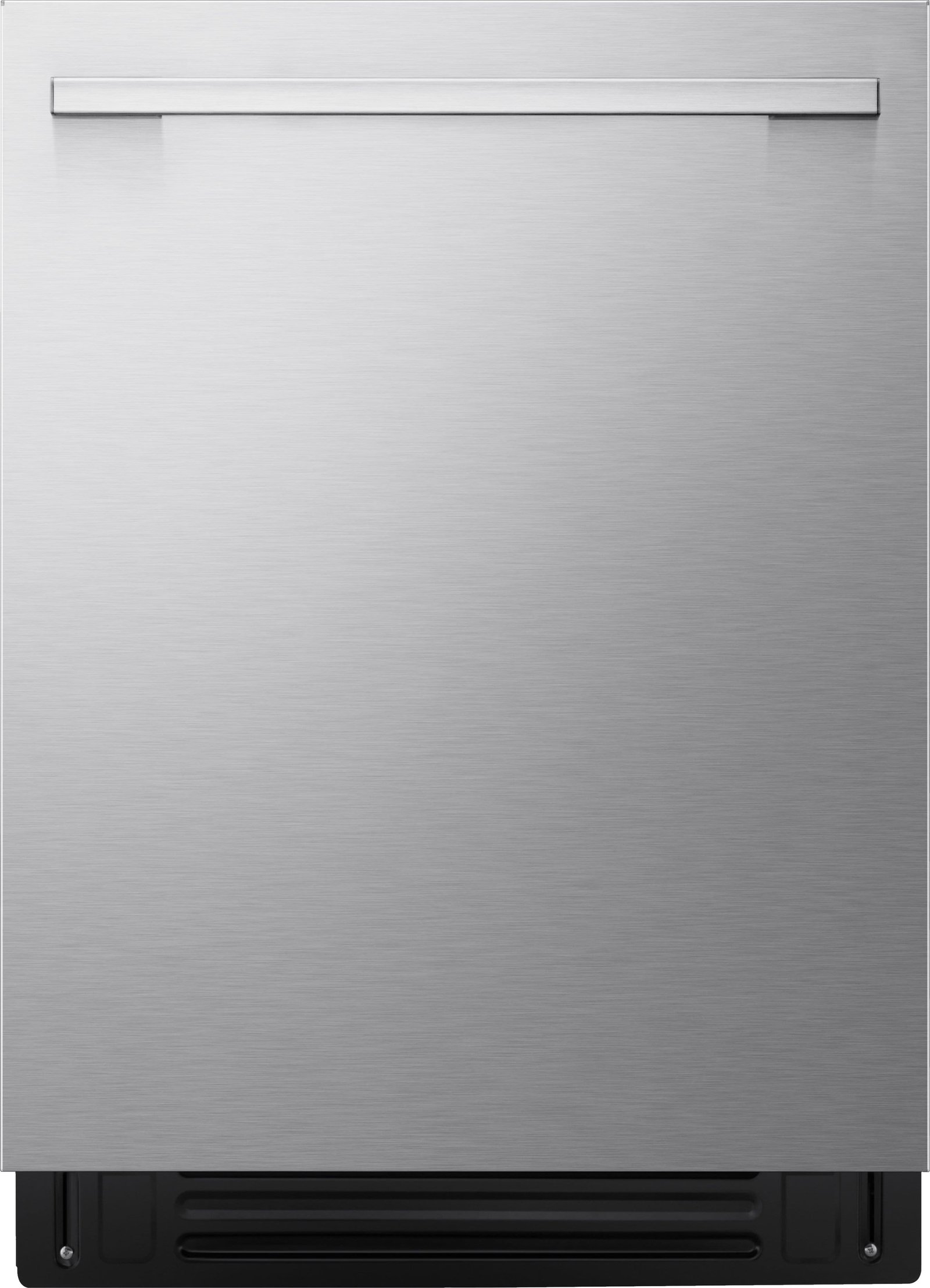 LG - FlushFit 24" Top Control Smart Built-In Stainless Steel Tub Dishwasher with 3rd Rack, 1 Hour Wash & Dry Cycle and 42dBA - Stainless Steel