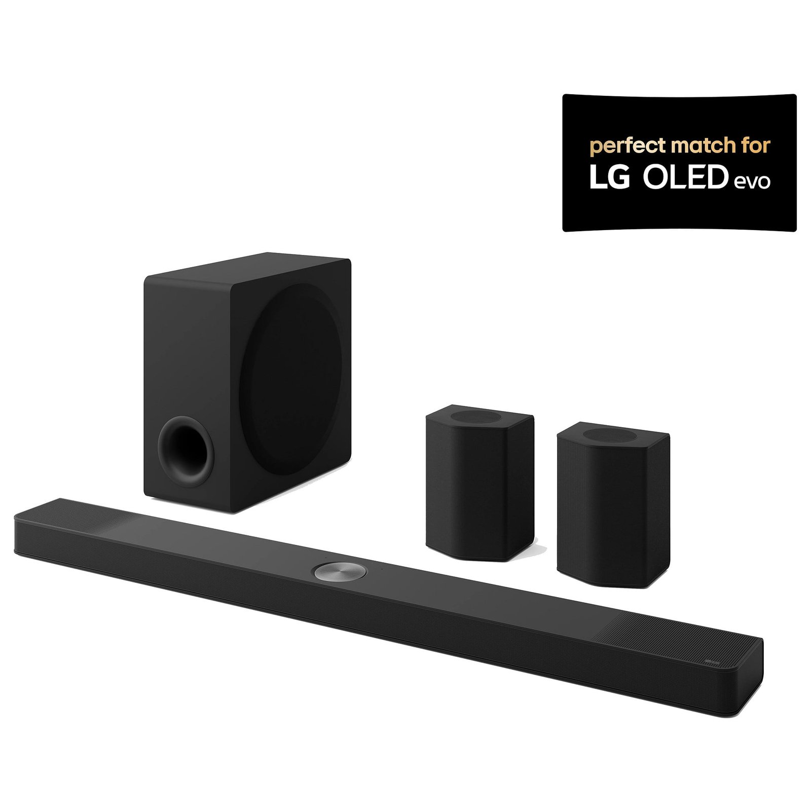 LG - 9.1.5-Channel S95TR Home Theater Soundbar with Wireless Subwoofer and Rear Speakers, Dolby Atmos, WOW Orchestra - Black - Image 2