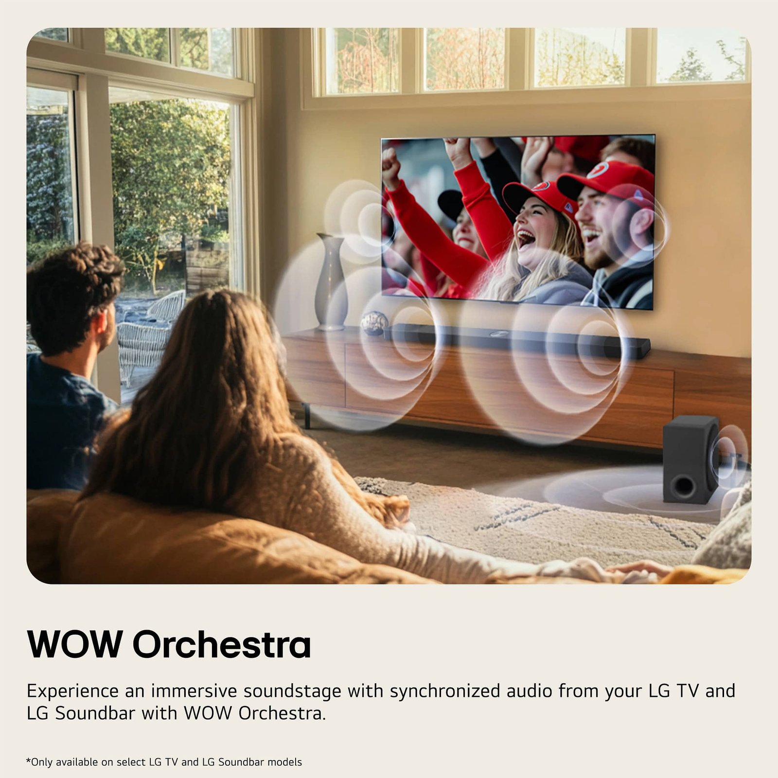 LG - 9.1.5-Channel S95AR Home Theater Soundbar with Wireless Subwoofer and Rear Speakers, Dolby Atmos, WOW Orchestra - Black - Image 5