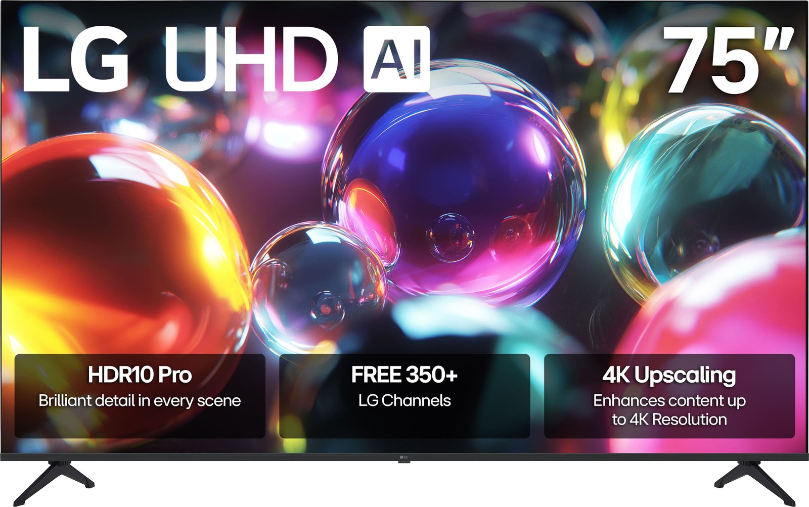 LG - 75” Class UA7000 Series LED AI 4K UHD Smart webOS TV (2025) - Image 2